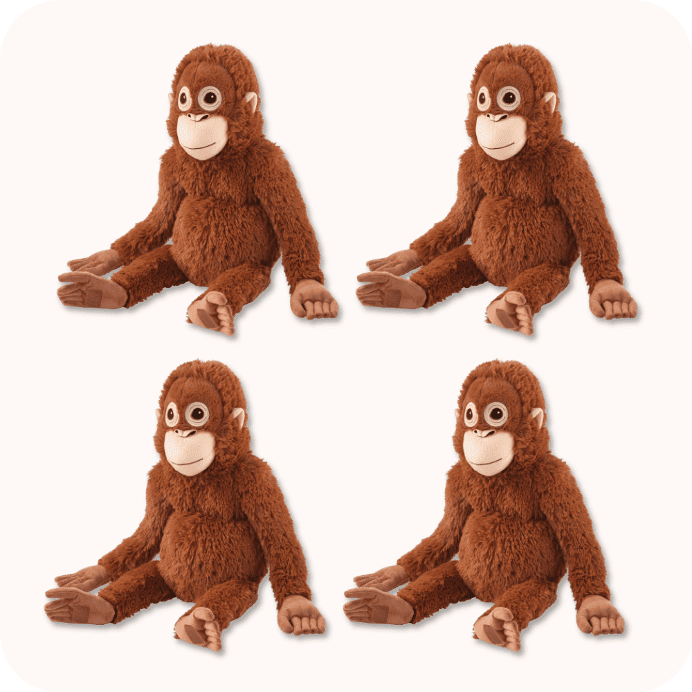 Punch Monkey Plush 4PCS Punch Monkey Plush 4PCS